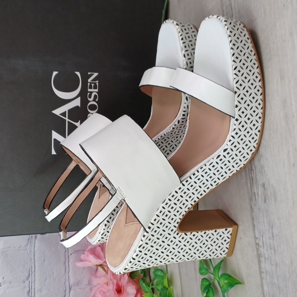 Zac Posen Virginia Leather Sandal NIB - Picture 5 of 10